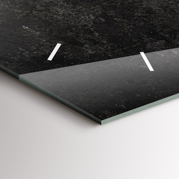 Horizontale Uhr mit motiv Herz aus Pfefferminz