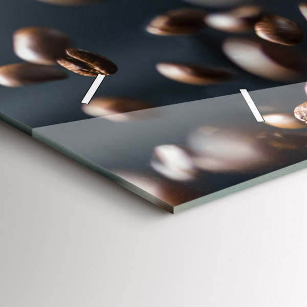 Horizontale Uhr mit motiv Kaffeebohnen