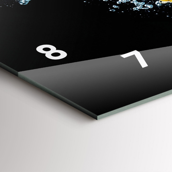 Horizontale Uhr mit motiv Ananas