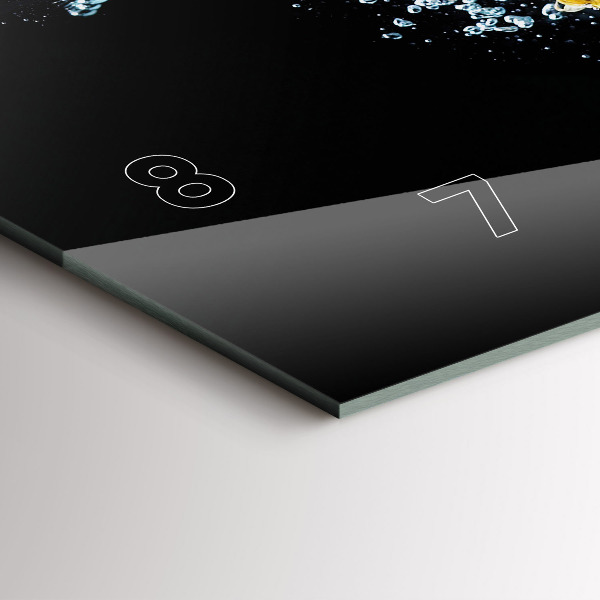 Horizontale Uhr mit motiv Ananas