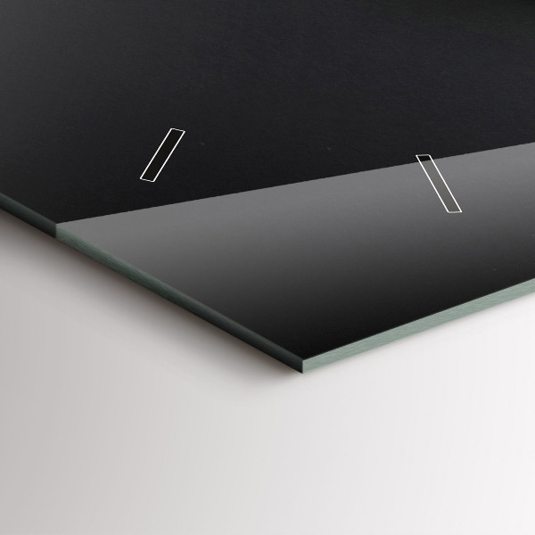 Horizontale Uhr mit motiv Tasse Kaffee