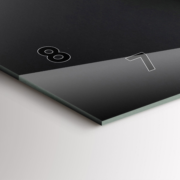 Horizontale Uhr mit motiv Tasse Kaffee