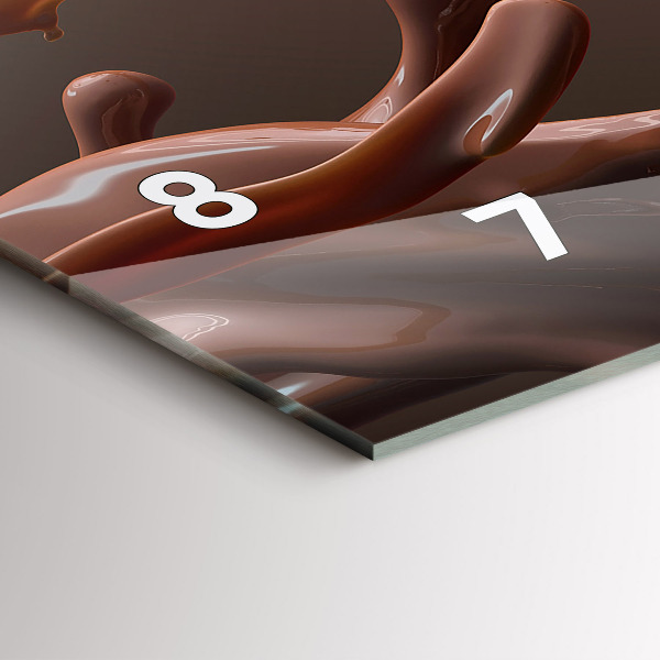 Horizontale Uhr Kakao