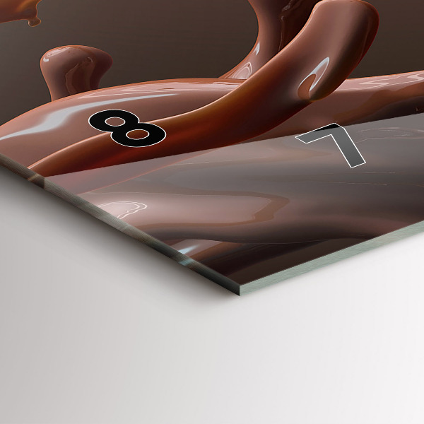 Horizontale Uhr Kakao