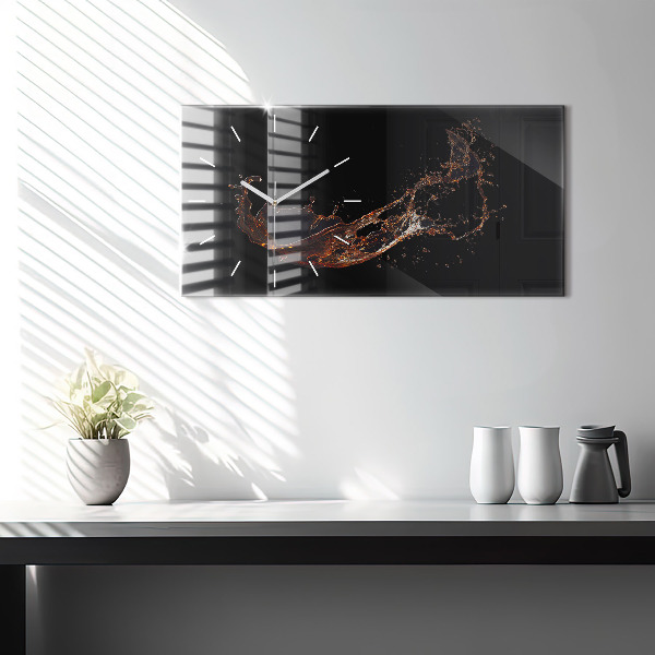 Horizontale Uhr Verschüttetes Getränk