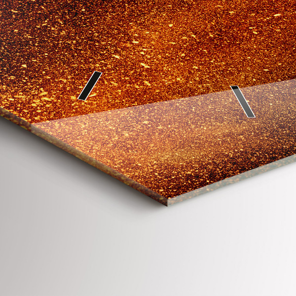 Horizontale Uhr mit motiv Chili-Schoten