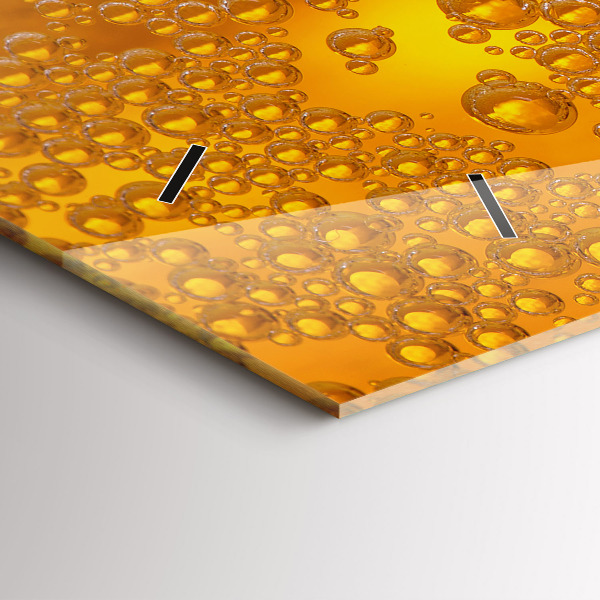 Horizontale Uhr mit motiv Bier