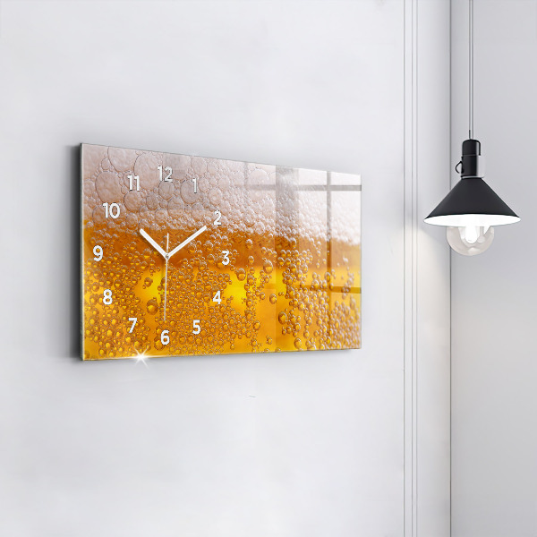 Horizontale Uhr mit motiv Bier
