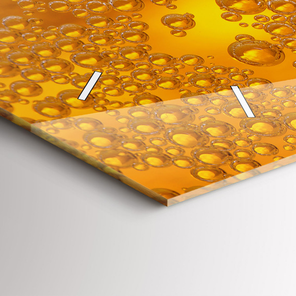 Horizontale Uhr mit motiv Bier