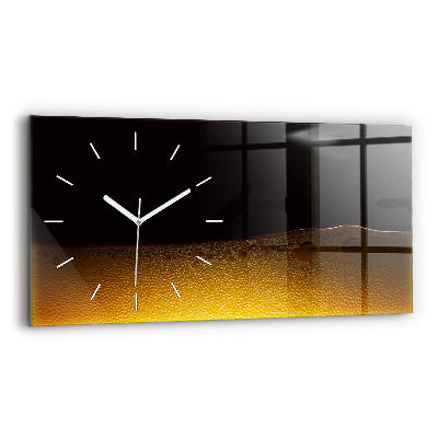 Horizontale Uhr mit motiv Orangensaft