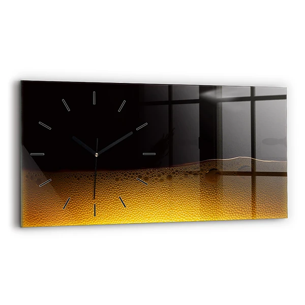 Horizontale Uhr mit motiv Orangensaft
