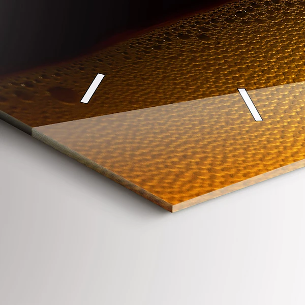 Horizontale Uhr mit motiv Orangensaft