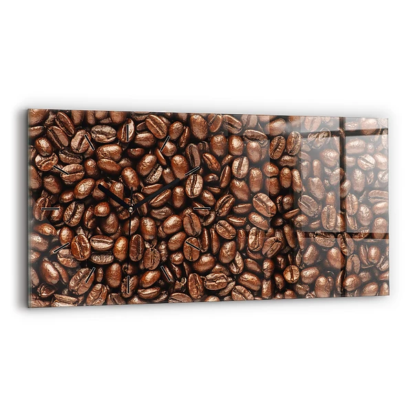 Horizontale Uhr mit motiv Kaffeebohnen
