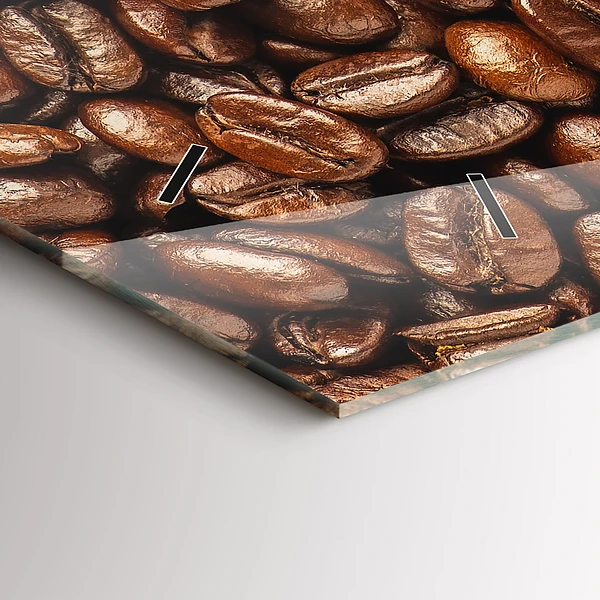Horizontale Uhr mit motiv Kaffeebohnen