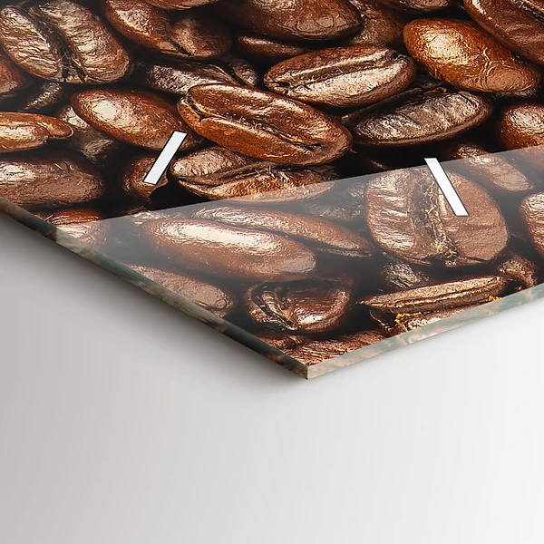 Horizontale Uhr mit motiv Kaffeebohnen