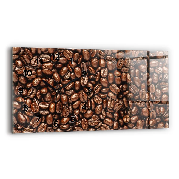 Horizontale Uhr mit motiv Kaffeebohnen