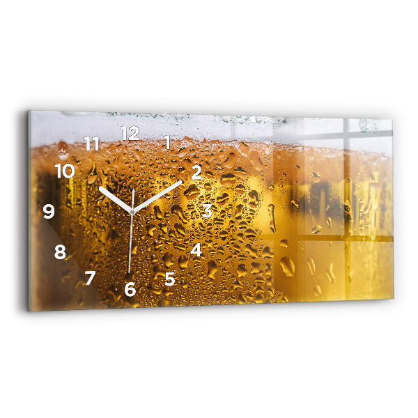 Horizontale Uhr mit motiv Bierkrug