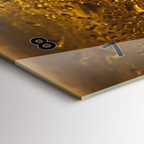 Horizontale Uhr mit motiv Bierkrug