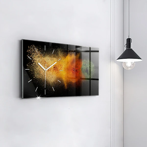 Horizontale Uhr mit motiv Verstreute Gewürze