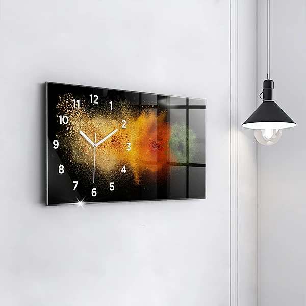 Horizontale Uhr mit motiv Verstreute Gewürze