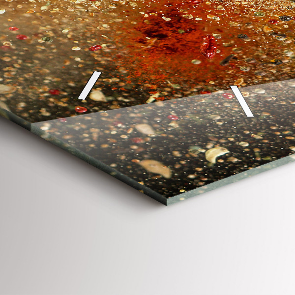 Horizontale Uhr Abstraktion der Gewürze