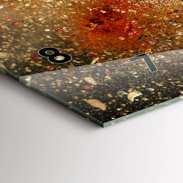 Horizontale Uhr Abstraktion der Gewürze