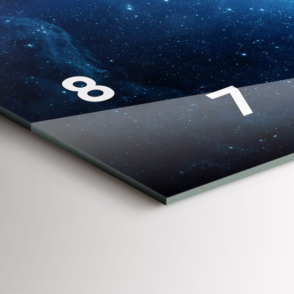 Horizontale Uhr Erde und die Galaxie - NASA