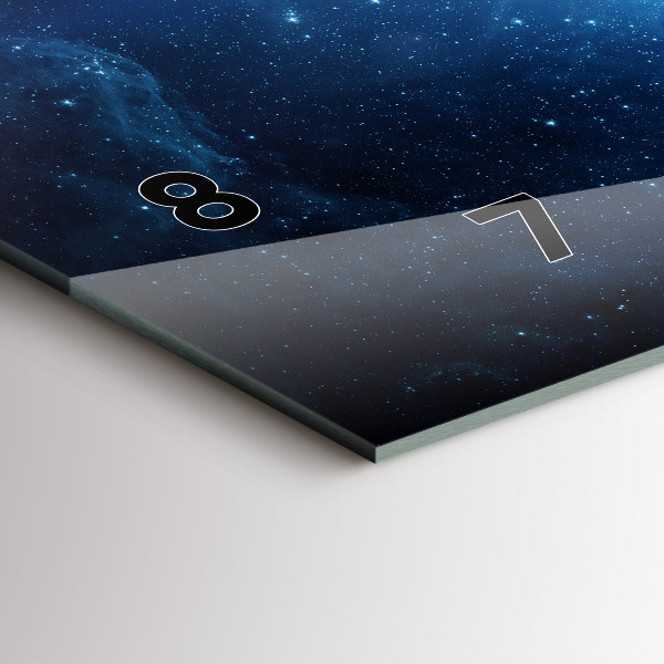 Horizontale Uhr Erde und die Galaxie - NASA