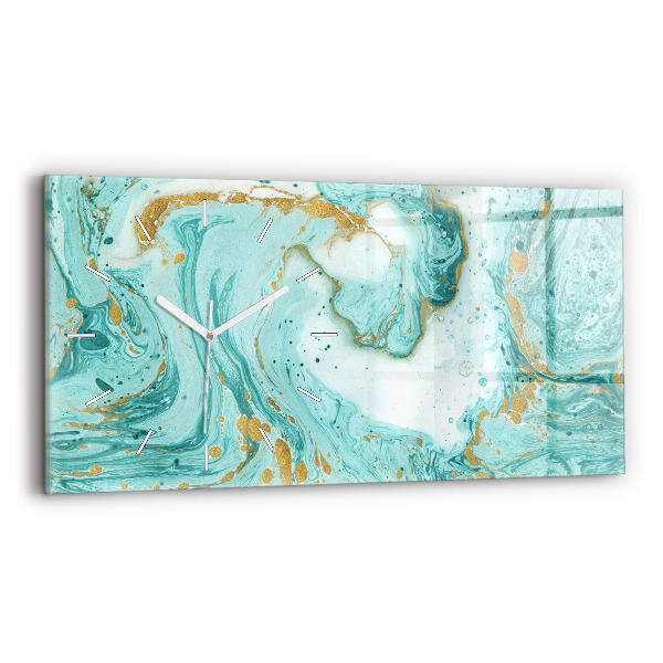 Horizontale Uhr Marmor Textur