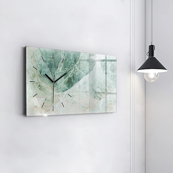 Horizontale Uhr mit motiv Marmor Stein Textur