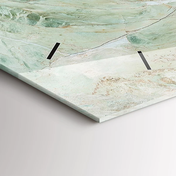 Horizontale Uhr mit motiv Marmor Stein Textur