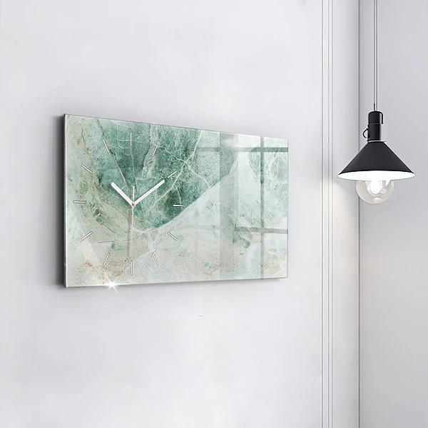 Horizontale Uhr mit motiv Marmor Stein Textur