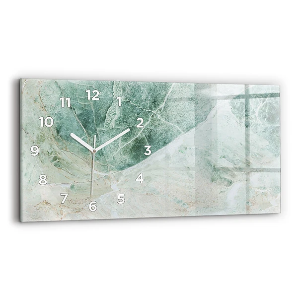 Horizontale Uhr mit motiv Marmor Stein Textur