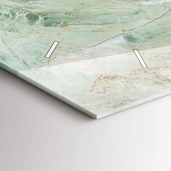 Horizontale Uhr mit motiv Marmor Stein Textur