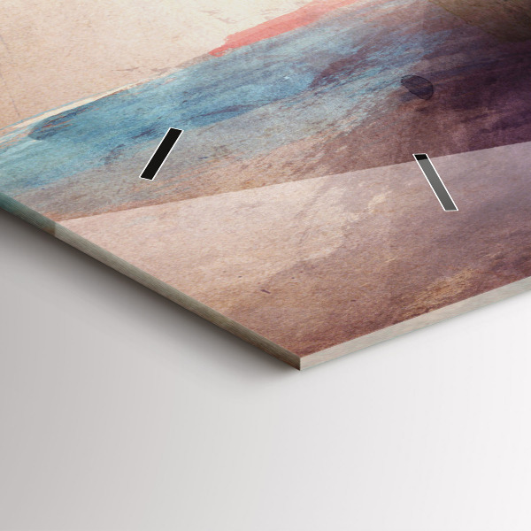 Horizontale Uhr Abstraktes Porträt einer Frau