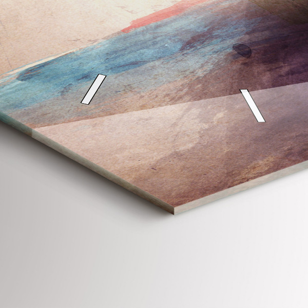 Horizontale Uhr Abstraktes Porträt einer Frau