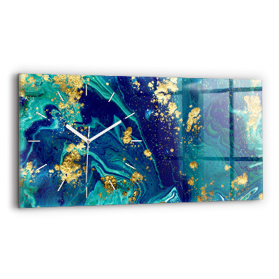 Horizontale Uhr mit motiv Moderne Abstraktion