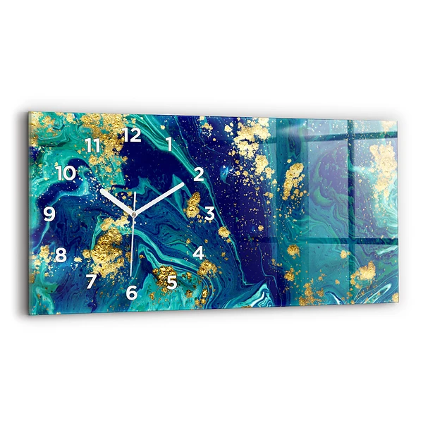 Horizontale Uhr mit motiv Moderne Abstraktion