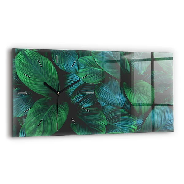 Horizontale Uhr mit motiv Blätter der Natur