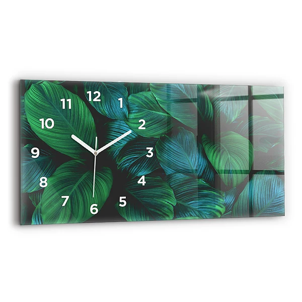 Horizontale Uhr mit motiv Blätter der Natur