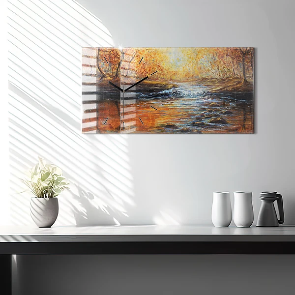 Horizontale Uhr Schöne Kunst