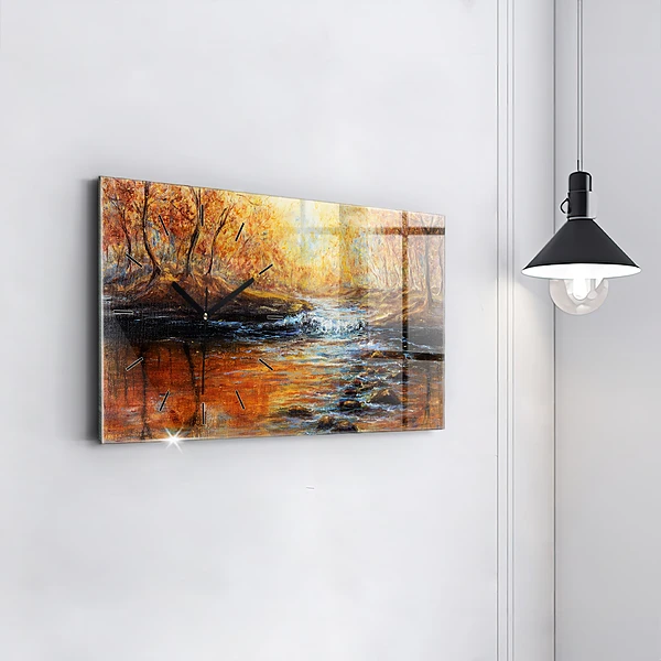 Horizontale Uhr Schöne Kunst