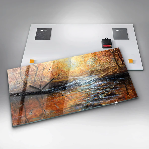 Horizontale Uhr Schöne Kunst