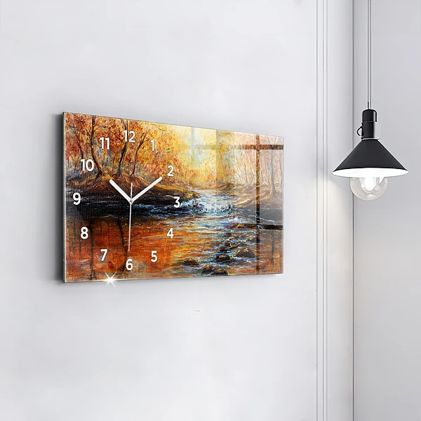 Horizontale Uhr Schöne Kunst