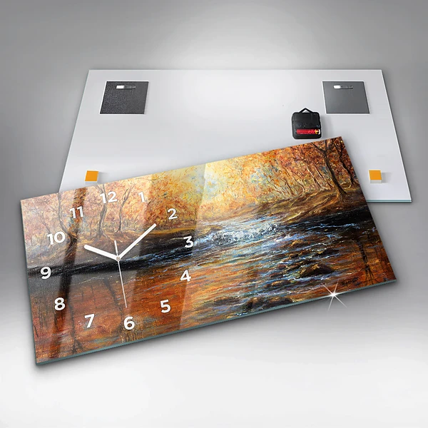 Horizontale Uhr Schöne Kunst