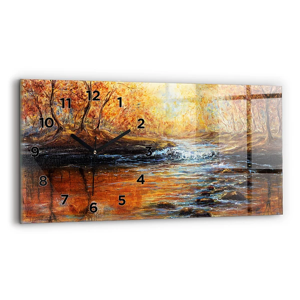 Horizontale Uhr Schöne Kunst