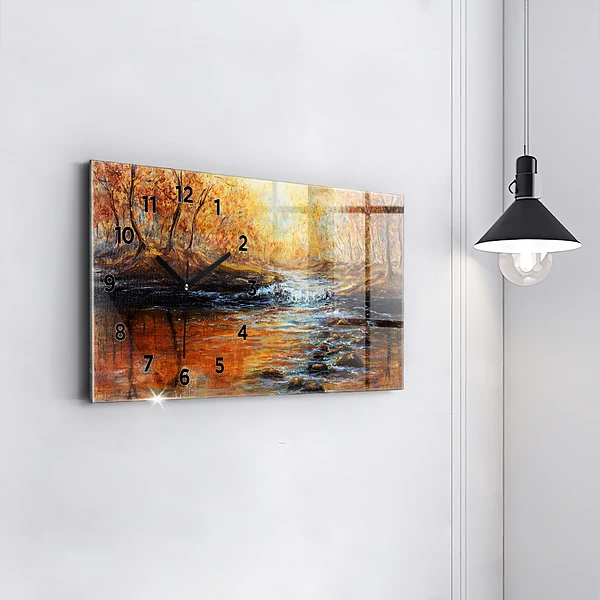 Horizontale Uhr Schöne Kunst