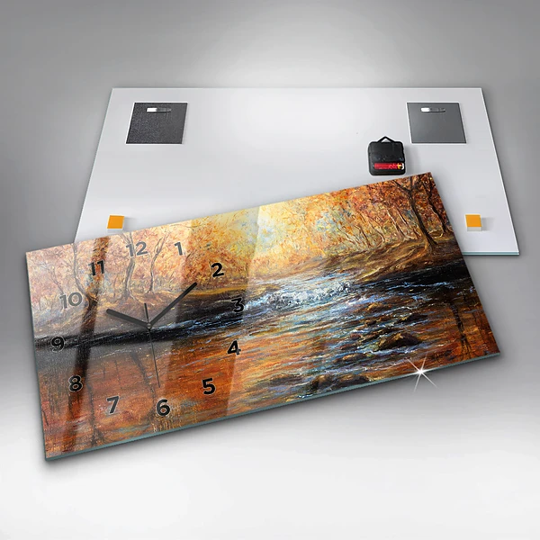 Horizontale Uhr Schöne Kunst