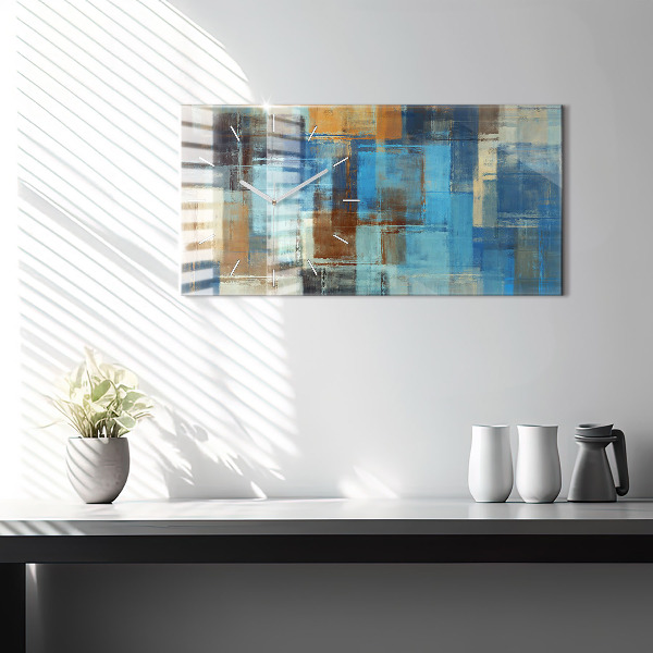 Horizontale Uhr Bunter Hintergrund - abstrakt