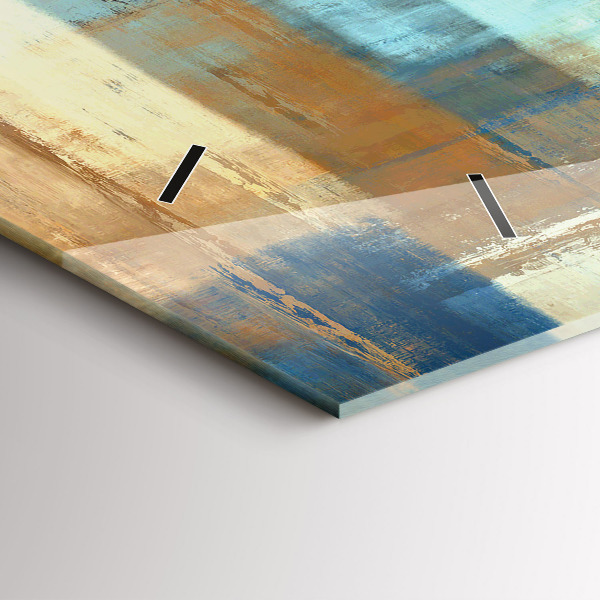 Horizontale Uhr Bunter Hintergrund - abstrakt